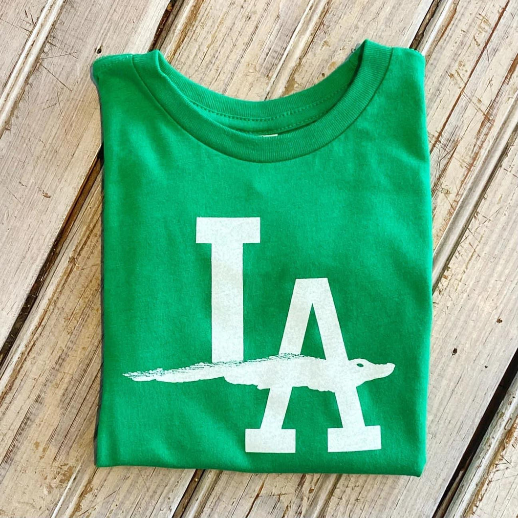 Green LA tee