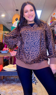 Leopard pullover corduroy