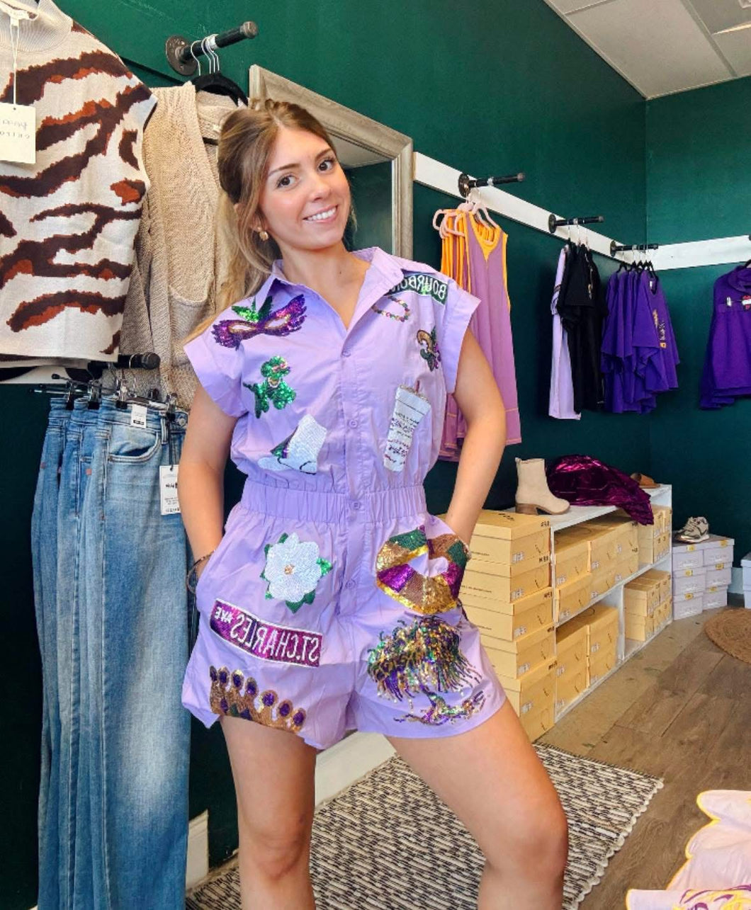 It’s always Tuesday sequin romper