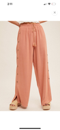 Peachy linen pants