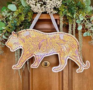 Tiger door hanger