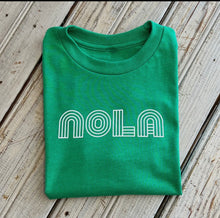 Load image into Gallery viewer, KIDS NOLA Green tee
