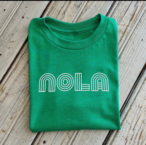 KIDS NOLA Green tee