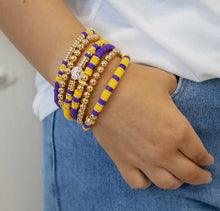 Load image into Gallery viewer, GAMEDAY stack bracelets
