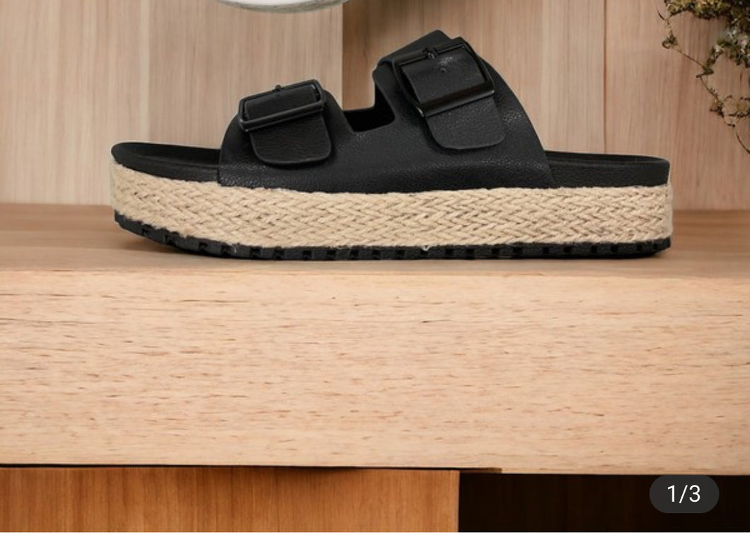 Black Espadrille berks