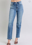 Vintage wash thermal straight