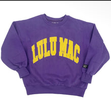 Load image into Gallery viewer, LuluMac purple/yellow sweatshirt
