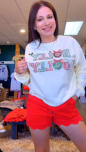 Load image into Gallery viewer, Holly jolly embroidery sweatshirt
