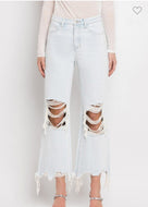 High rise flare jeans