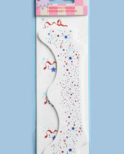Load image into Gallery viewer, 4th of July face freckle tattoos
