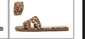 Leopard sandals