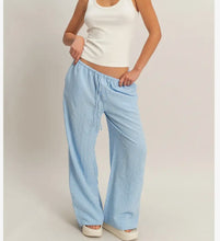 Load image into Gallery viewer, Blue gingham pants
