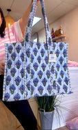 Leighton quilted tote