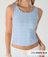 Floral edge tank