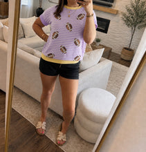 Load image into Gallery viewer, Preorder “football sequin top”
