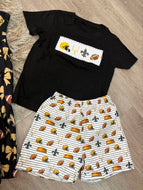 GAMEDAY boys black and gold set