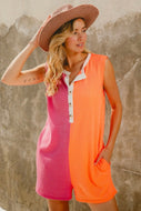 Colorblock romper