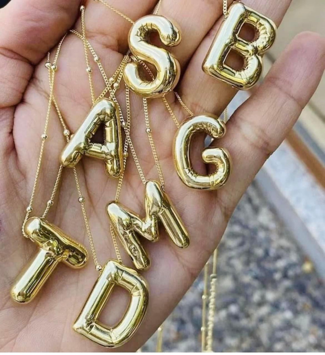 Initial Balloon necklace