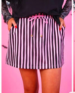 Striped Halloween vibes skort