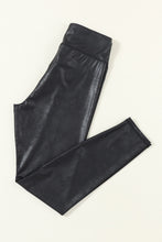Load image into Gallery viewer, Black shimmer leggings
