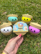Colorful dumplings