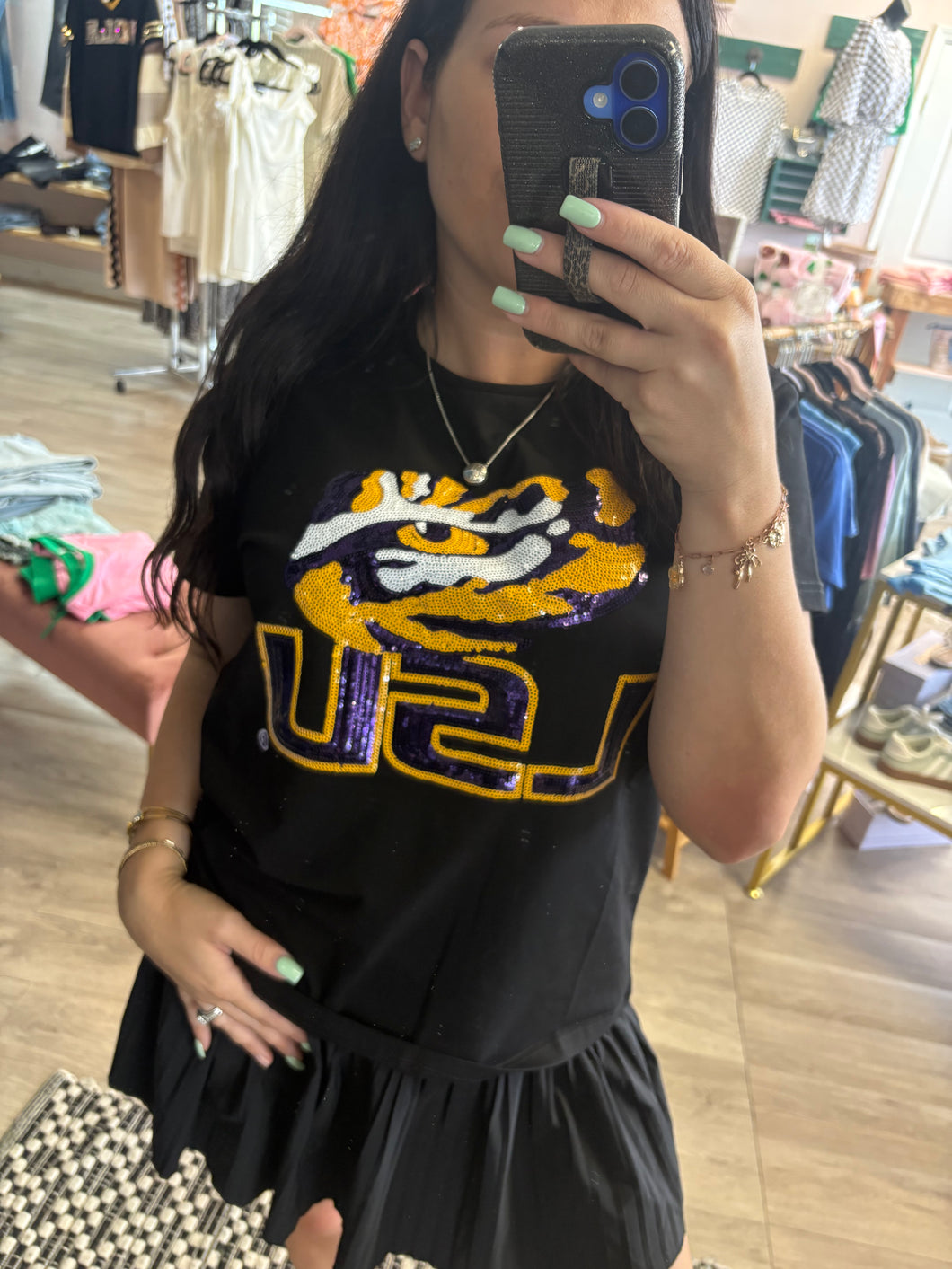 Sequin GAMEDAY tshirt