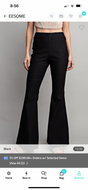 Black bell bottoms