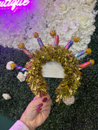 Happy birthday headband