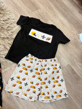 Load image into Gallery viewer, GAMEDAY boys black and gold set
