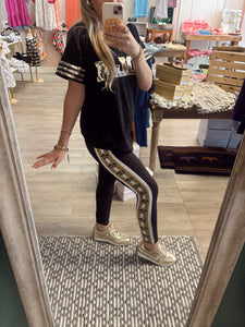 Fleur de lis Leggings