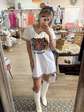 Load image into Gallery viewer, GAMEDAY sequin tiger dress
