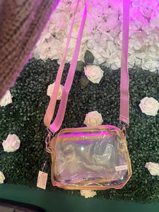 Clear colored crossbody