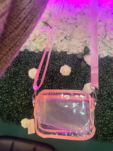 Clear colored crossbody