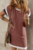 Brownish knitted dress