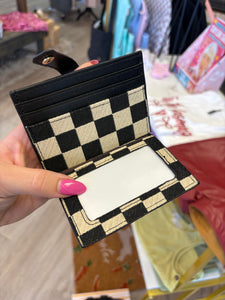 Checkered wallet