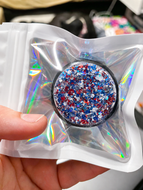 4th of July face glitter “small jar”