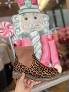 Corky leopard boots