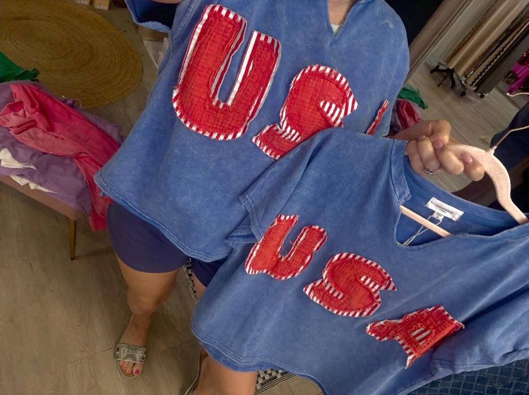 USA relaxed top